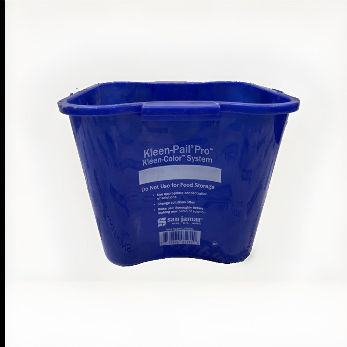 Blue Large San Jamar Kleen-Pail Pro Efficient Cleaning Bucket