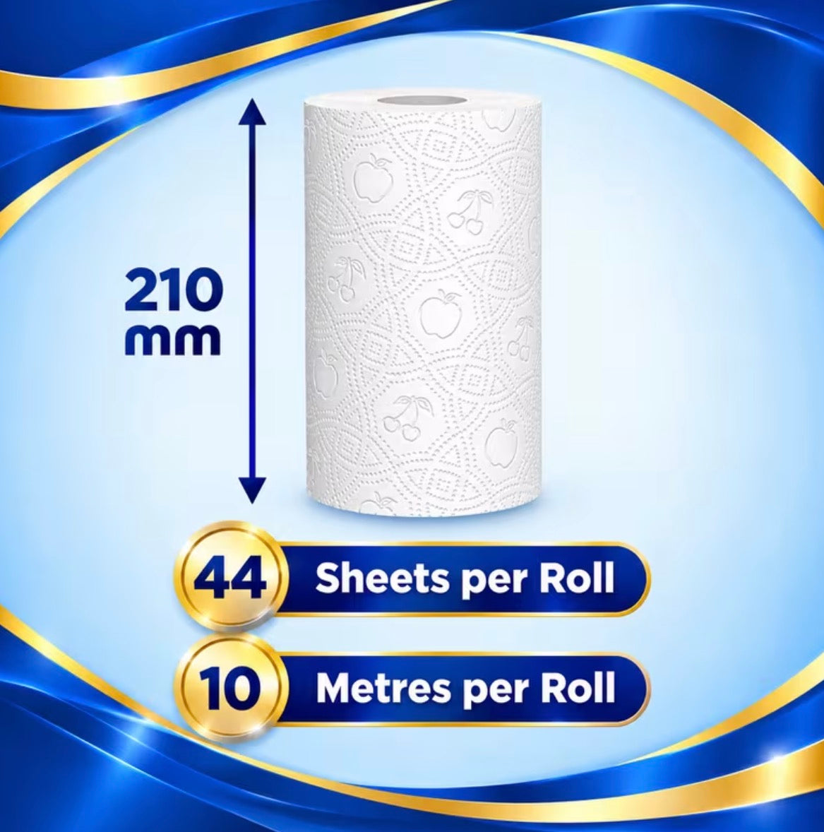 Twin Pack / Full Case Option Kitchen Roll 2Ply