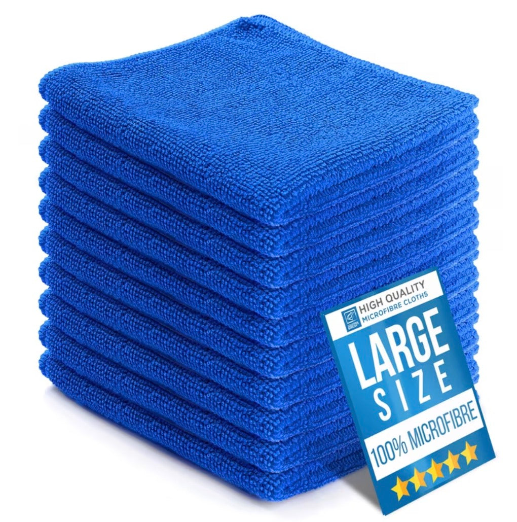 5/10/20 Microfibre Cleaning Cloth 40x40cm Super Absorbent Lint Free
