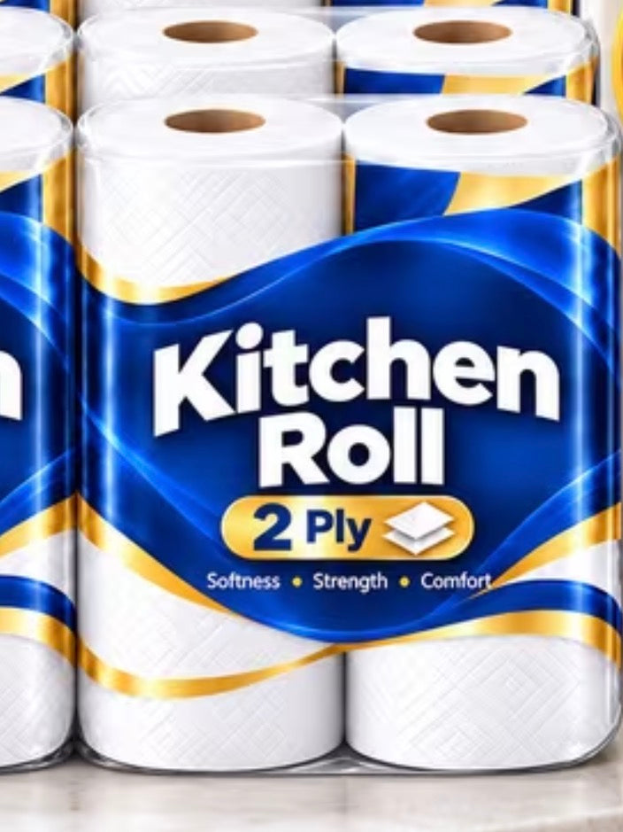 Twin Pack / Full Case Option Kitchen Roll 2Ply